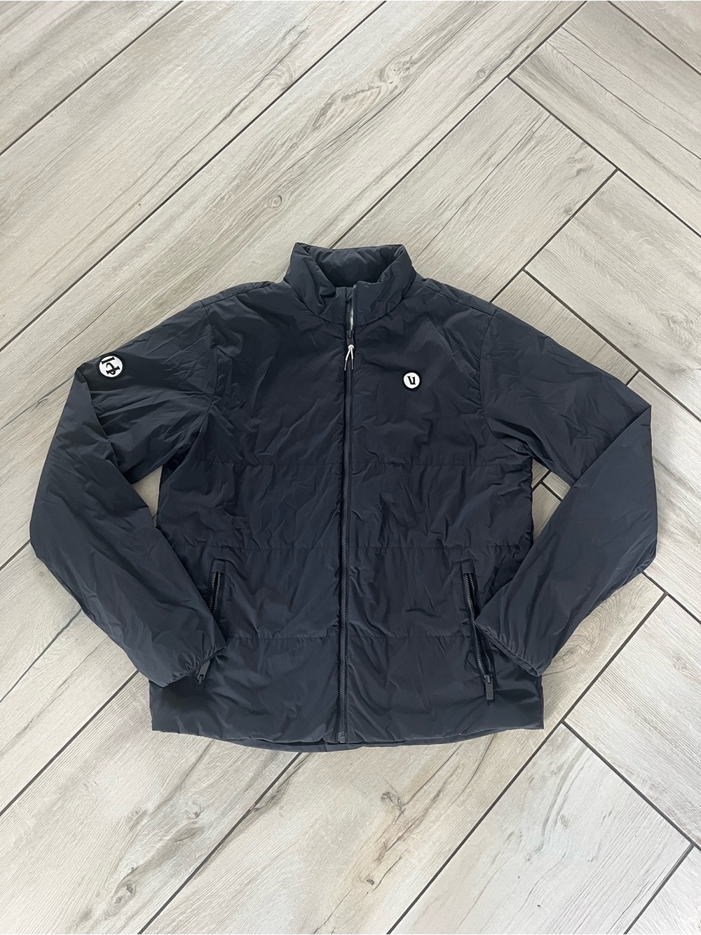 Vuori Men's Black Insulated Bomber Jacket